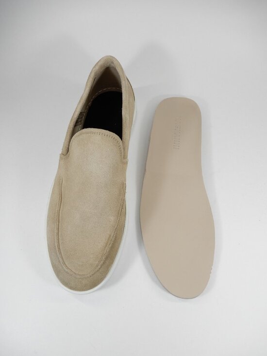 Magnanni Lawford Venetian Slip On Loafers Men\'s Size 10 Tierra Beige Suede NEW main image 14